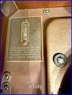 Majestic 7YR752 Tube Radio, Phonograph, & Wire Recorder, Vintage 1947, Rare