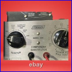 Mercury Model 500 Component Substitutor Vintage 1920s Tube Radio Tester Mercury Model 500 Component Substitutor Vintage 1920s Tube Radio Tester