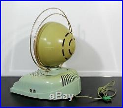 Mid Century Modern Vintage French Tube Radio Radiocapte Celard 1950s Mint Green