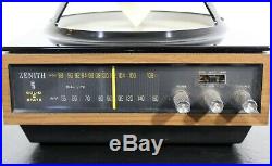 Mid Century Modern Vintage Zenith AM/FM Circle of Sound Radio Model A424W 1970s