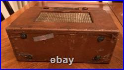 Montgomery Ward Airline 14BR-573A Vintage Portable Tube Radio Untested