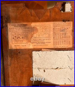 Montgomery Ward Airline 14BR-573A Vintage Portable Tube Radio Untested