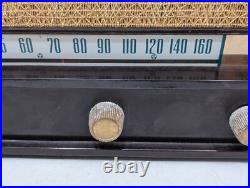 Montgomery Wards Airline Vintage Tube Radio Bakelite Twin Speaker Antique McM
