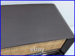 Montgomery Wards Airline Vintage Tube Radio Bakelite Twin Speaker Antique McM