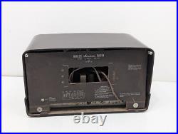 Montgomery Wards Airline Vintage Tube Radio Bakelite Twin Speaker Antique McM