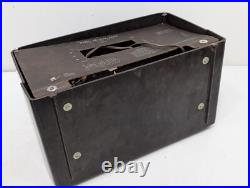 Montgomery Wards Airline Vintage Tube Radio Bakelite Twin Speaker Antique McM