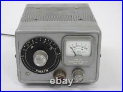 Morrow CM-1 Vintage Civil Defense Broadcast Tube Radio Receiver (powers up)