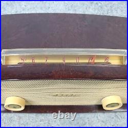 Motorola 52X Tube Radio AM Tabletop Bakelite MCM Vintage 1950's Working