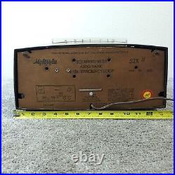 Motorola 52X Tube Radio AM Walnut Bakelite Vintage 1952 Tabletop Tested Working