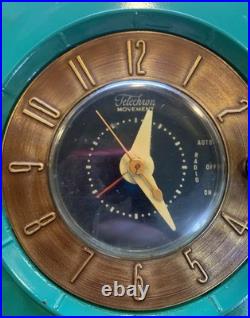Motorola 53C 1951 Rare Green Working Tube Clock Radio Vintage Collectible Motorola 53C 1951 Rare Green Working Tube Clock Radio Vintage Collectible