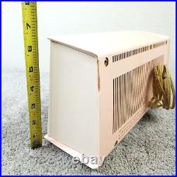 Motorola Model C24-P Tube Radio Clock AM Pink Vintage MCM Mid Century Works