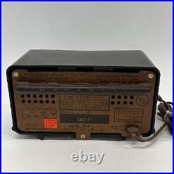 Motorola Vintage Tube Radio Model 57A Bakelite