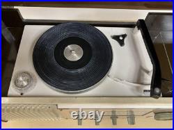 NATIONAL Table Stereo Record Player Vacuum Tube Radio Vintage JAPAN JP
