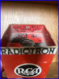NIB! Vintage 1930s RCA Radiotron Radio Tube RCA 46 2.5V Patent Pending Carton NIB! Vintage 1930s RCA Radiotron Radio Tube RCA 46 2.5V Patent Pending Carton