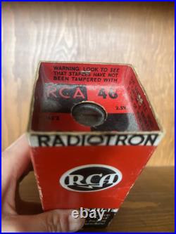NIB! Vintage 1930s RCA Radiotron Radio Tube RCA 46 2.5V Patent Pending Carton NIB! Vintage 1930s RCA Radiotron Radio Tube RCA 46 2.5V Patent Pending Carton