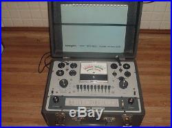 NICE VINTAGE KNIGHT ALLIED KG-600B RADIO TV TUBE TESTER WithMANUAL WORKS GREAT
