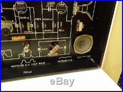 NICE Vintage Welch Tube Radio Dynamic Demonstrator RCA Like 1950's Breadboard