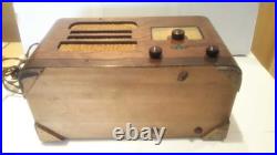 Nanaola N-2 Tube Radio 1941 Showa 16 4 Tube Vintage Rare Original Working JP