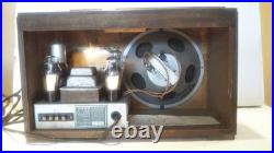Nanaola N-2 Tube Radio 1941 Showa 16 4 Tube Vintage Rare Original Working JP