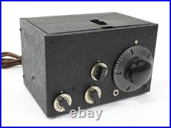 National 1-10 VHF Vintage Tube Radio Receiver (untested)