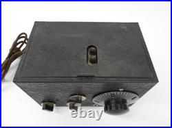 National 1-10 VHF Vintage Tube Radio Receiver (untested)