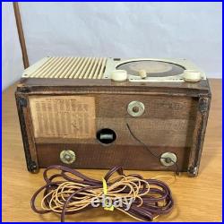 National Matsushita Electric Vacuum Tube Radio AL-520 Vintage