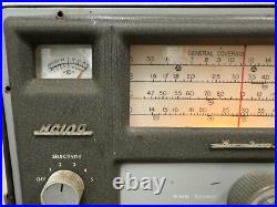 National NC-109 Vintage Shortwave Tube Radio Receiver Ham SW AM Bands National NC-109 Vintage Shortwave Tube Radio Receiver Ham SW AM Bands