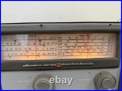 National NC-109 Vintage Shortwave Tube Radio Receiver Ham SW AM Bands National NC-109 Vintage Shortwave Tube Radio Receiver Ham SW AM Bands