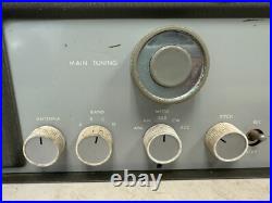 National NC-109 Vintage Shortwave Tube Radio Receiver Ham SW AM Bands National NC-109 Vintage Shortwave Tube Radio Receiver Ham SW AM Bands