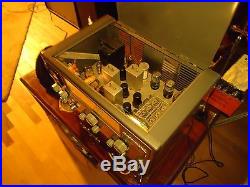 National NC-125 vintage tube ham radio -collector/estate- working / nice org