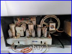 National Vacuum Tube Radio CX-455 Vintage Not Working