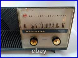 National Vacuum Tube Radio CX-455 Vintage Not Working