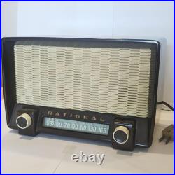 National Vacuum Tube Radio PS-53 1953 Vintage AM Working Genuine Tubes Original