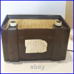 National Vacuum Tube Radio PS-53 1953 Vintage AM Working Genuine Tubes Original