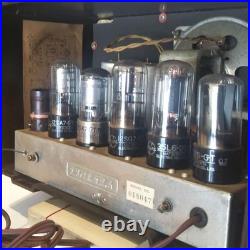 National Vacuum Tube Radio PS-53 1953 Vintage AM Working Genuine Tubes Original