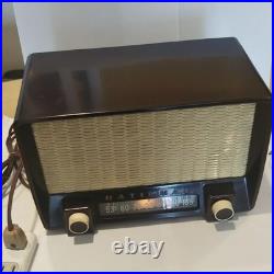 National Vacuum Tube Radio PS-53 1953 Vintage AM Working Genuine Tubes Original