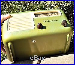 Near MINT Antique Vintage DETROLA 571 Tube Bakelite Radio Works Great -SEE VIDEO