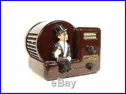 Near Mint, Working 1938 Majestic Charlie McCarthy Radio Exceptional Throughout