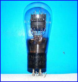 No type UX-245 Ken-Rad radio vintage amplifier globe audio vacuum tube valve 45