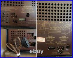 NordMende Turandot 59 Broadcast Receiver Vintage Tube Radio Original Cover