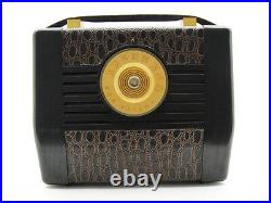 Nos 1948 Rca Victor Golden Throat 8bx5 USA Radio Art Deco Vintage Unused