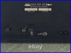Nova-Tech VHF Aircraft Receiver Radio model 5b TESTED WORKING RADIO Vintage Tube