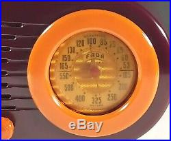 Now on sale, save $600! Vintage orig Fada Model 1000 Catalin bullet tube radio
