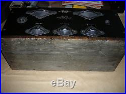 OLD VINTAGE GREBE CR-18 SHORTWAVE RECEIVER, VERY NICE WITH 2 COILS