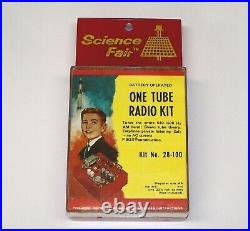 ORIGINAL vintage UNBUILT Radio Shack Science Fair AM tube P-BOX electronics kit