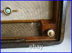Old Antique Grundig 495w Vintage Tube Radio Restored Fully Working Germany 1950s