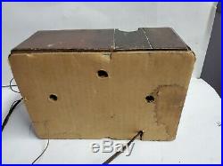Old Antique Wood Automatic Vintage Tube Radio Lights Up & Has Sound! RARE! WOW