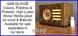 Old Antique Wood Crosley 517 Vintage Tube Radio Converted to a Bluetooth Speaker