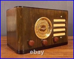 Old Antique Wood Crosley 517 Vintage Tube Radio Converted to a Bluetooth Speaker
