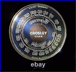 Old Antique Wood Crosley 517 Vintage Tube Radio Converted to a Bluetooth Speaker